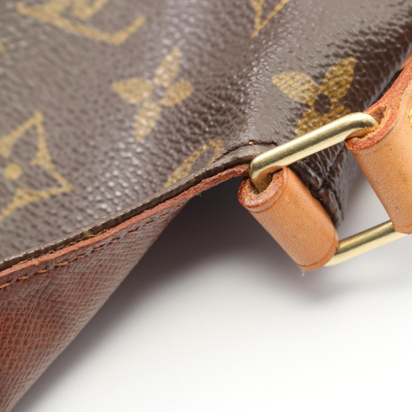 Louis Vuitton Brown Pvc Leather Shoulder Bag (Pre-Owned)