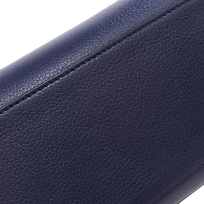 Chanel Navy Leather Tote Bag (Pre-Owned)