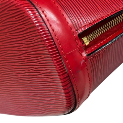 Louis Vuitton Epi Castilian Red Red Color Epi Leather Shoulder Bag (Pre-Owned)