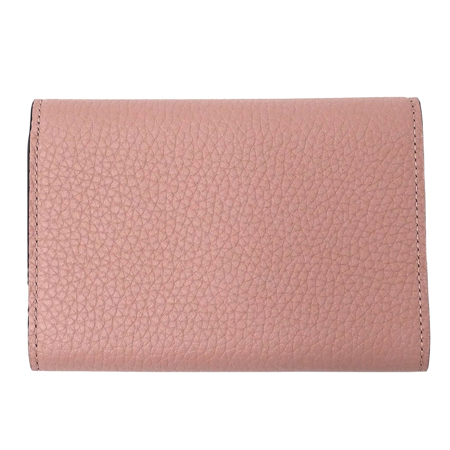 Louis Vuitton Magnolia Pink Leather Middle Wallet (Tri-Fold) (Pre-Owned)