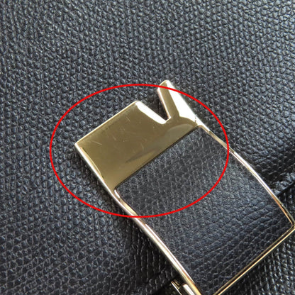 Valextra Black Leather Shoulder Bag (Pre-Owned)