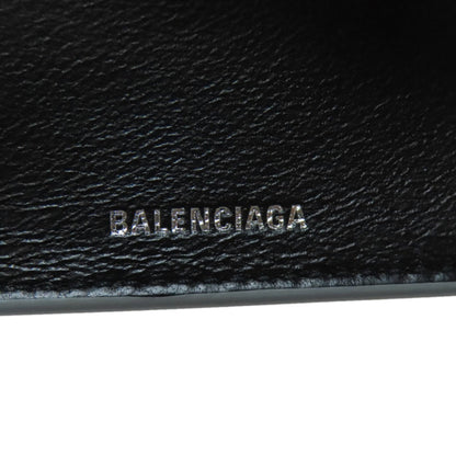 Balenciaga Silver Leather Wallet (Tri-Fold) (Pre-Owned)