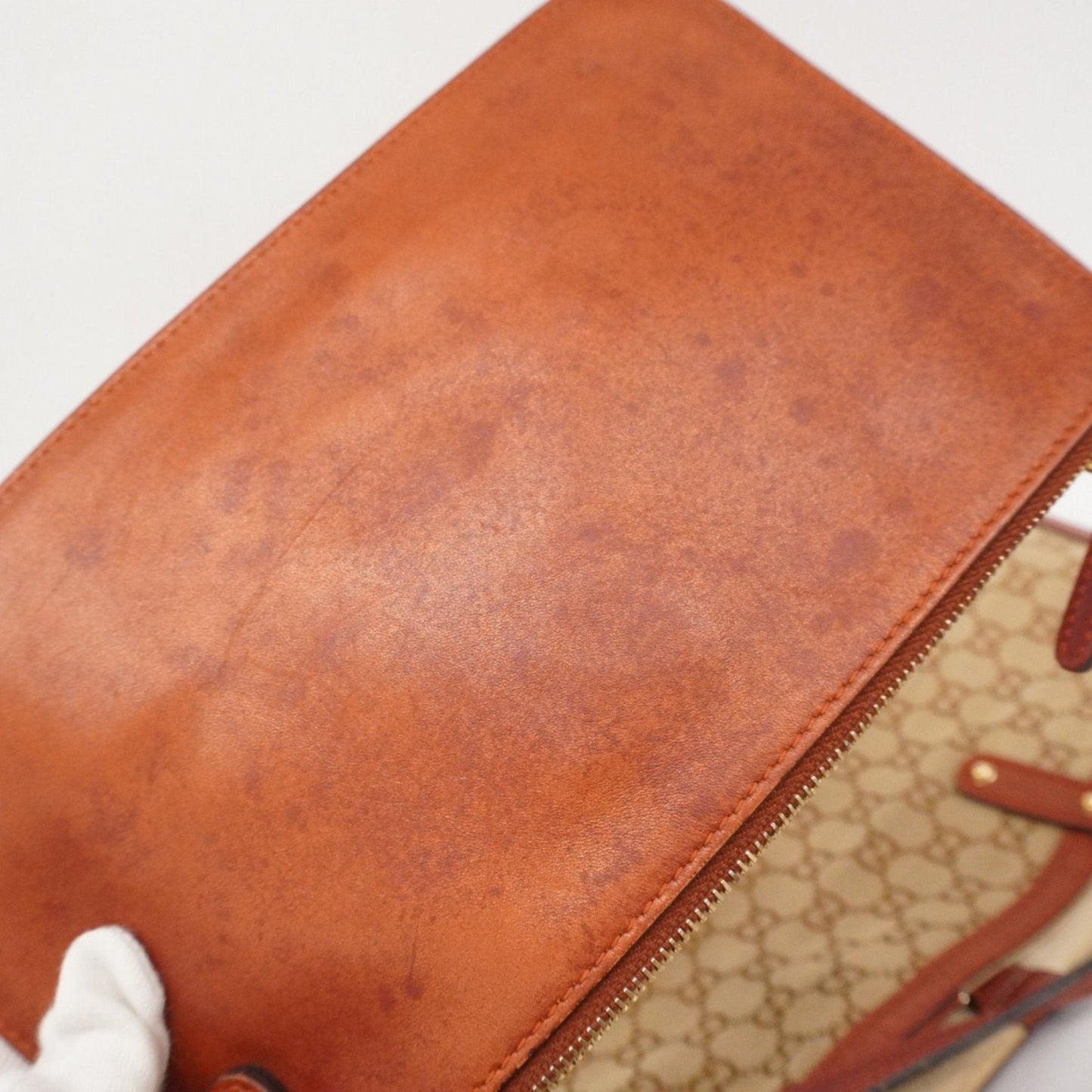 Gucci Brown Canvas Tote Bag (Pre-Owned)