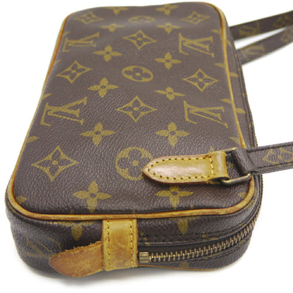 Louis Vuitton Brown Monogram Pochette Shoulder Bag (Pre-Owned)