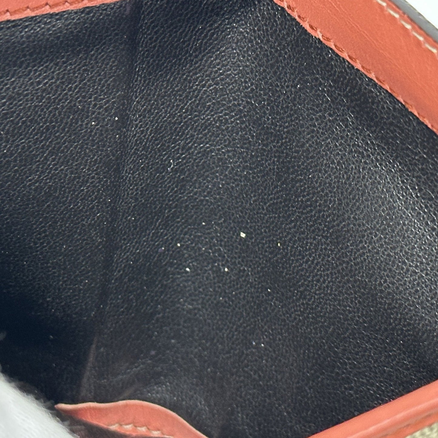 Gucci Brown Red Color Gg Supreme Wallet (Tri-Fold) (Pre-Owned)