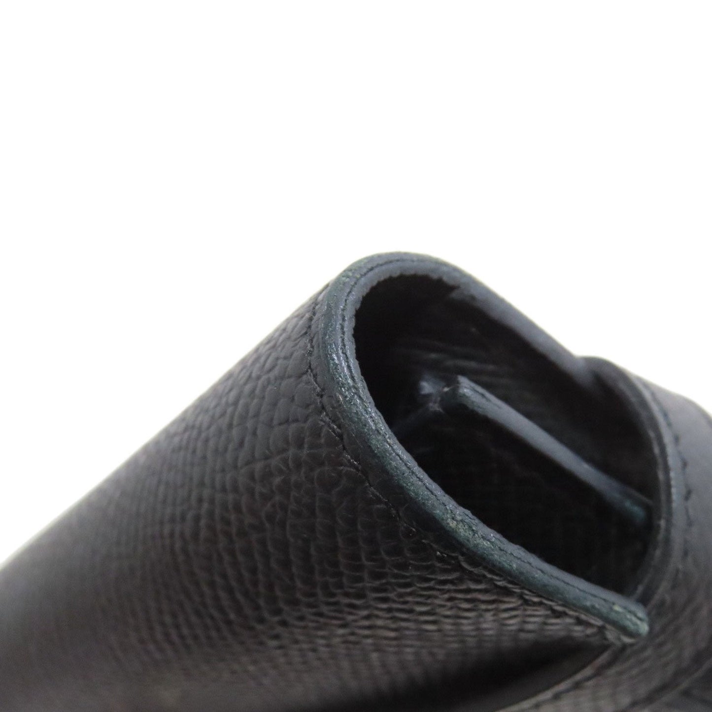 Hermes Kelly Black Epsom Leather Long Wallet (Bi-Fold) (Pre-Owned)