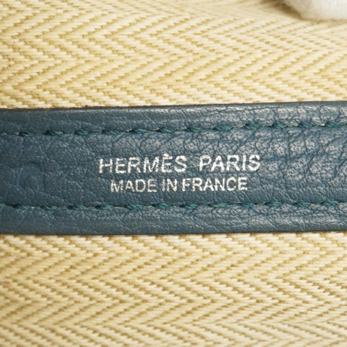 Hermes Blue Country Leather Tote Bag (Pre-Owned)