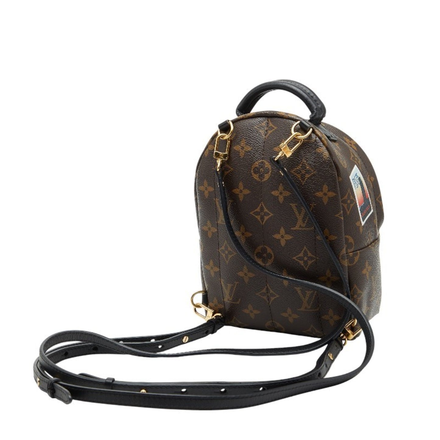 Louis Vuitton Brown Multi-Color Pvc Leather Backpack (Pre-Owned)