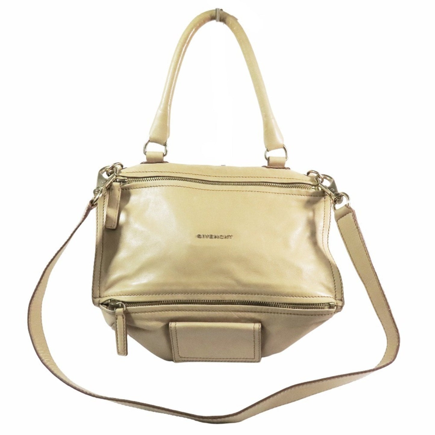 Givenchy Beige Handbag Shoulder Bag (Pre-Owned)