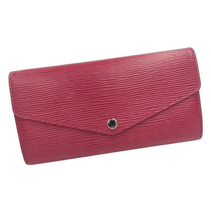 Louis Vuitton Fuchsia Epi Leather Long Wallet (Tri-Fold) (Pre-Owned)