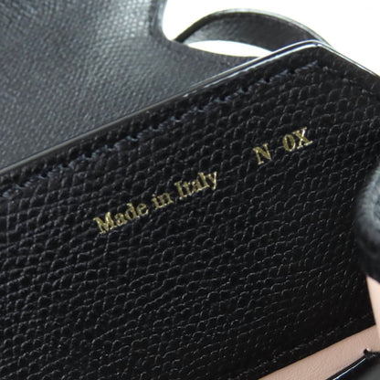 Valextra Black Leather Shoulder Bag (Pre-Owned)