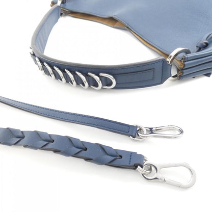 Loewe Blue Leather Shoulder Bag (Pre-Owned)