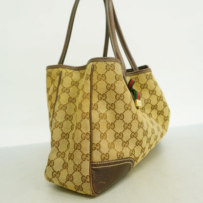 Gucci Brown Canvas Tote Bag (Pre-Owned)