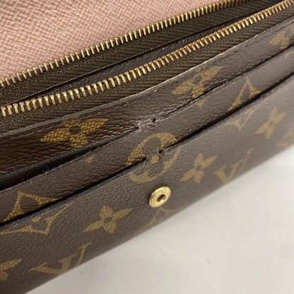Louis Vuitton Brown Rose Ballerine Long Wallet (Bi-Fold) (Pre-Owned)