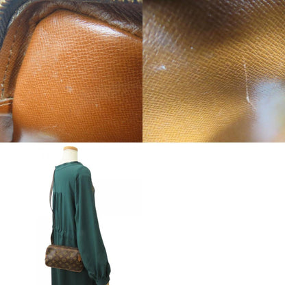 Louis Vuitton Brown Monogram Pochette Shoulder Bag (Pre-Owned)