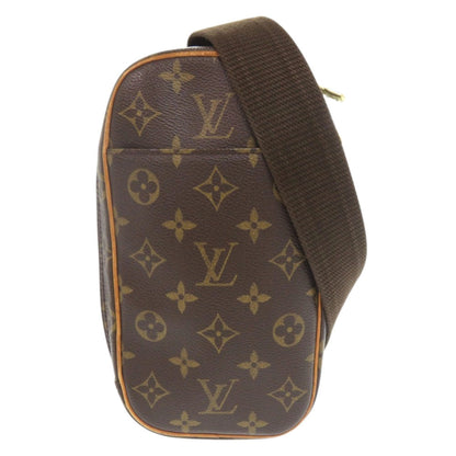 Louis Vuitton Brown Monogram Pochette Sling Bag (Pre-Owned)