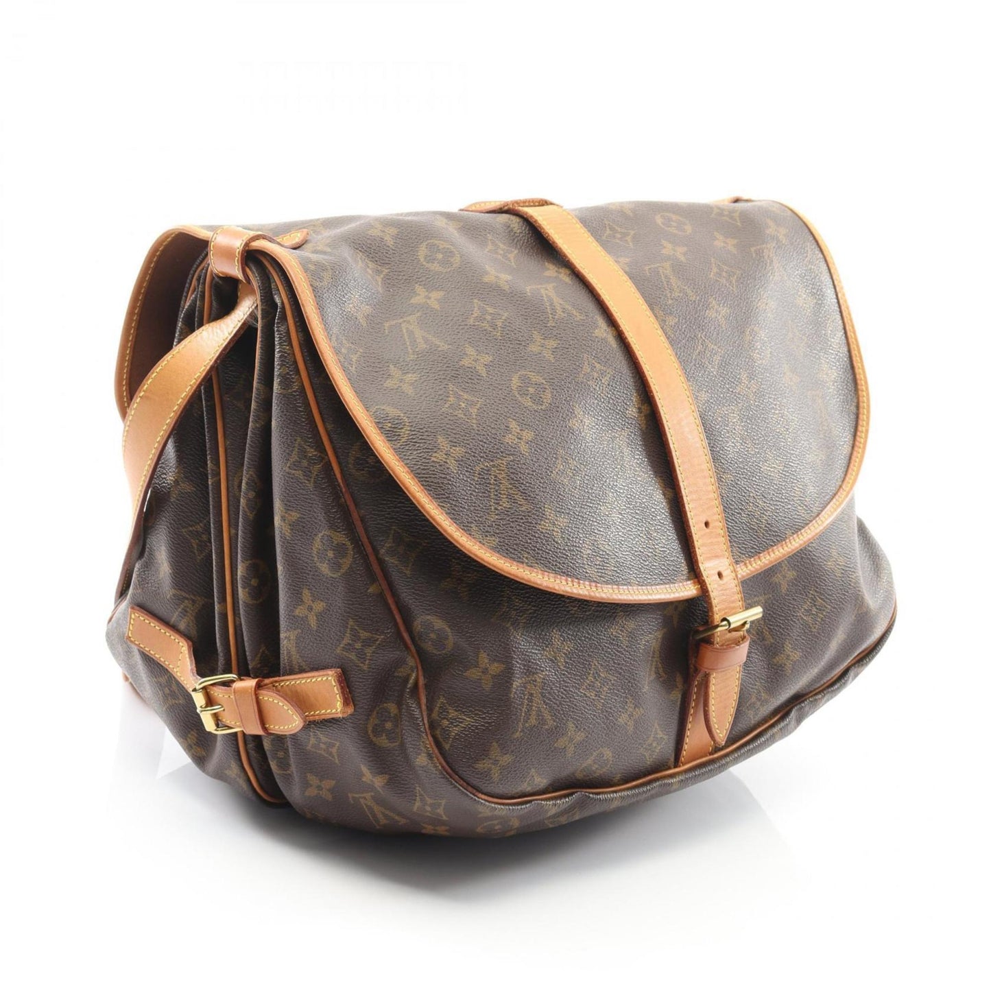 Louis Vuitton Brown Monogram Monogram Shoulder Bag (Pre-Owned)