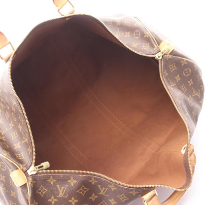 Louis Vuitton Brown Pvc Leather Boston Bag (Pre-Owned)