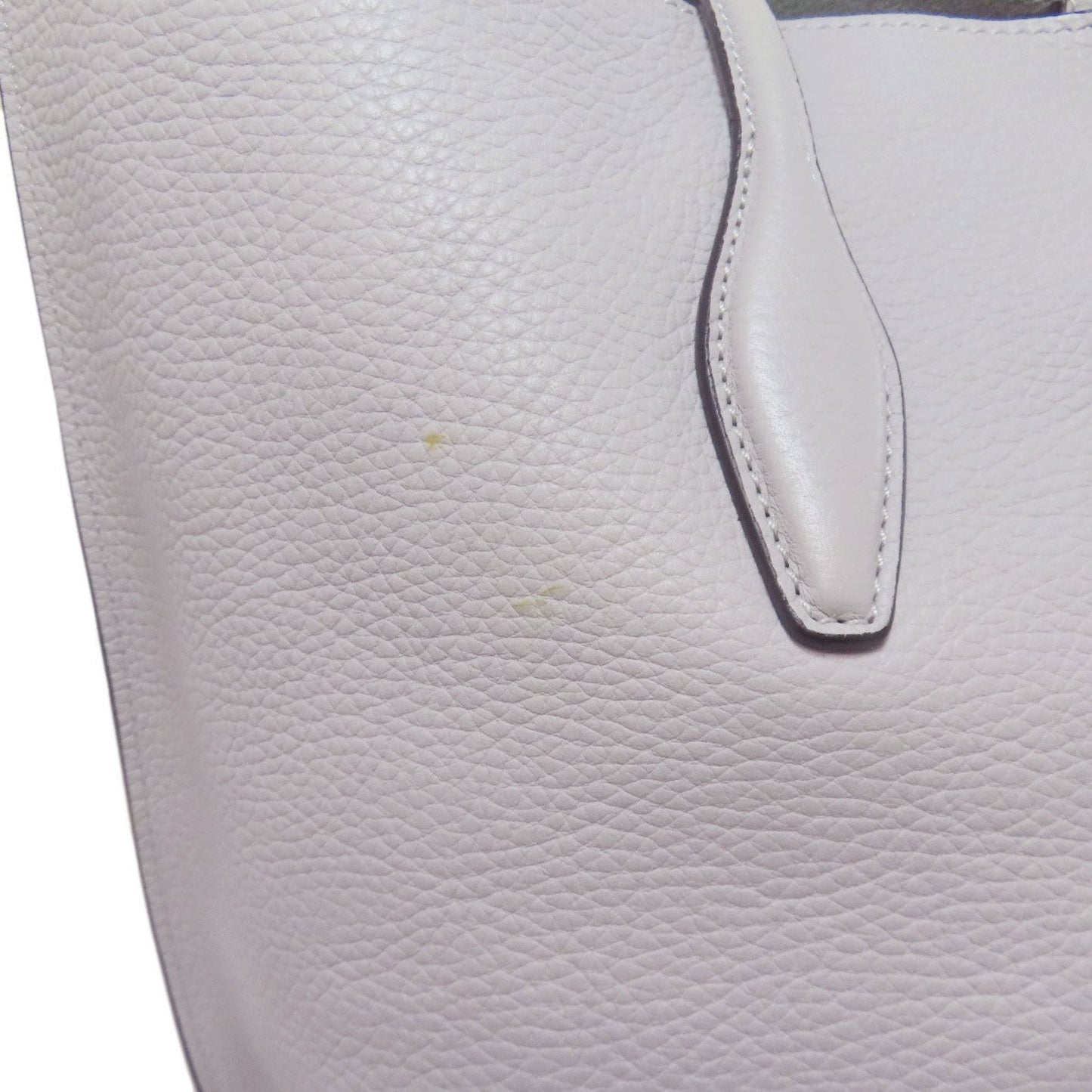 Tod's Gray Leather Tote Bag (Pre-Owned)