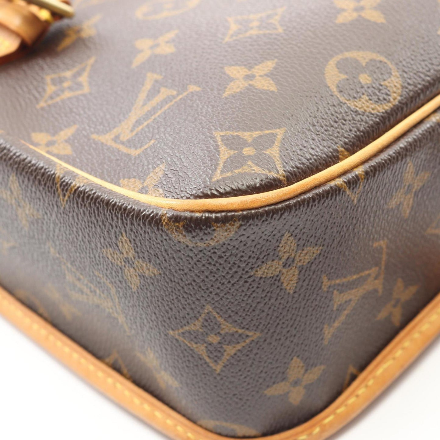 Louis Vuitton Brown Pvc Leather Shoulder Bag (Pre-Owned)