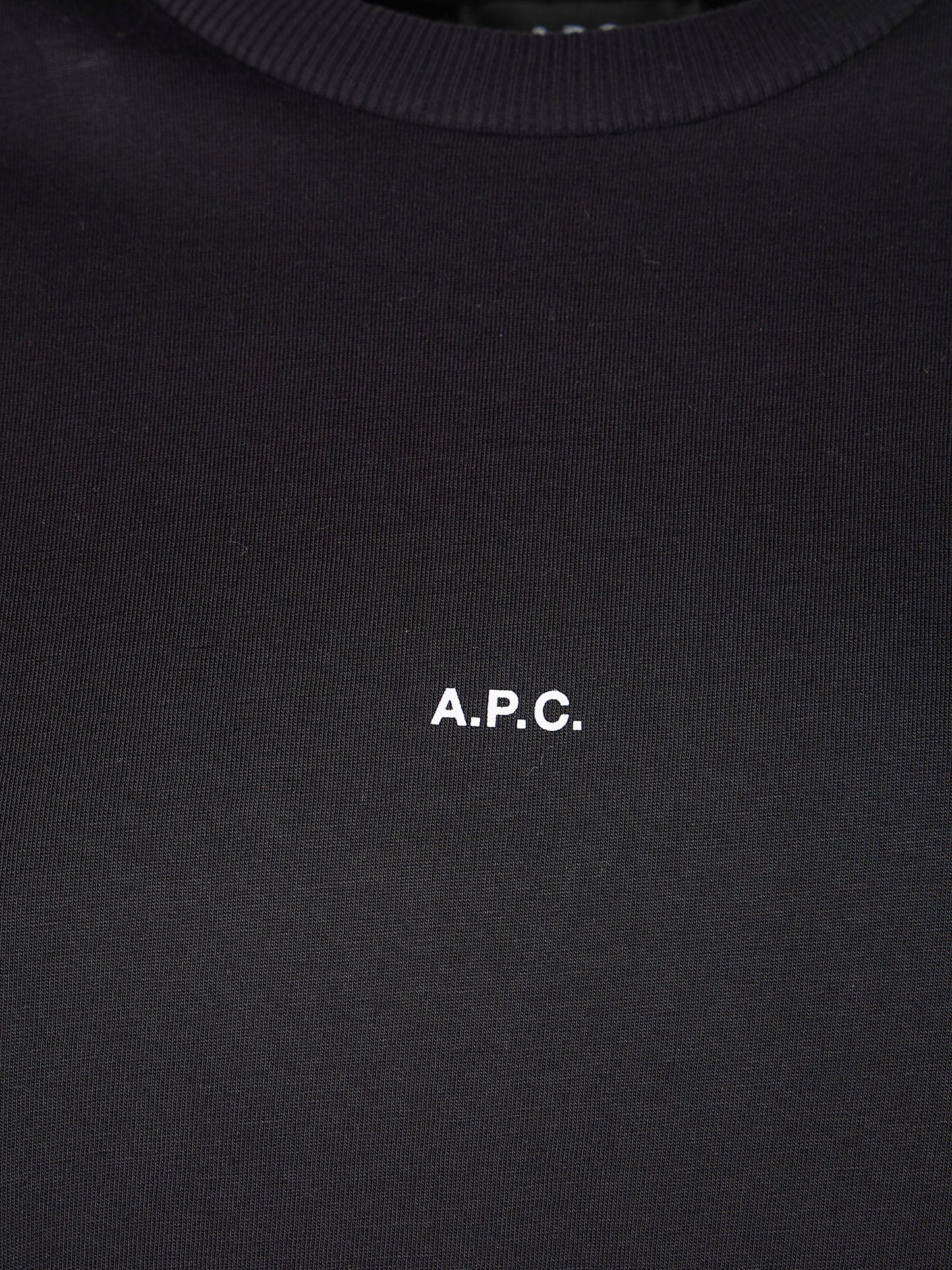 A.P.C. Women "Boxy Micro Logo Gots" T-Shirt