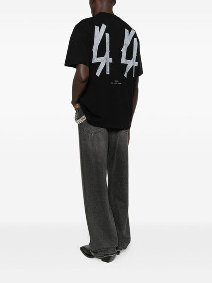 44 Label Group Men Cotton T-Shirt With Logo