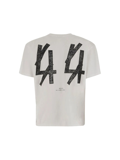 44 Label Group Men Cotton T-Shirt With Logo