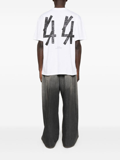 44 Label Group Men Cotton T-Shirt With Logo