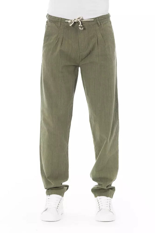 Baldinini Trend Army Cotton Jeans & Men's Pant