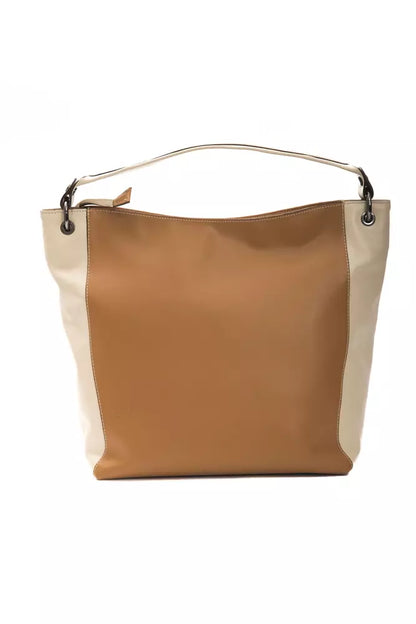 Pompei Donatella Brown Leather Women Shoulder Women's Bag