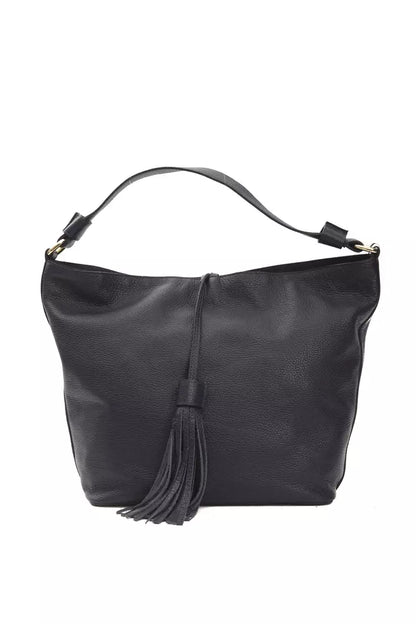 Pompei Donatella Gray Leather Women Shoulder Women's Bag