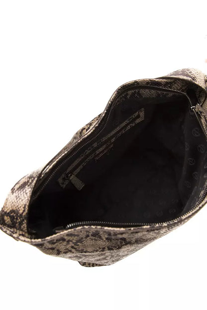 Pompei Donatella Brown Leather Women Shoulder Women's Bag