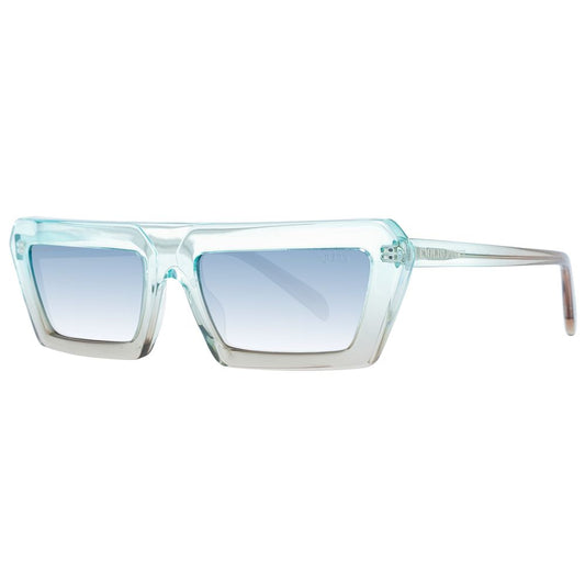 Emilio Pucci Turquoise Plastic Women's Sunglasses
