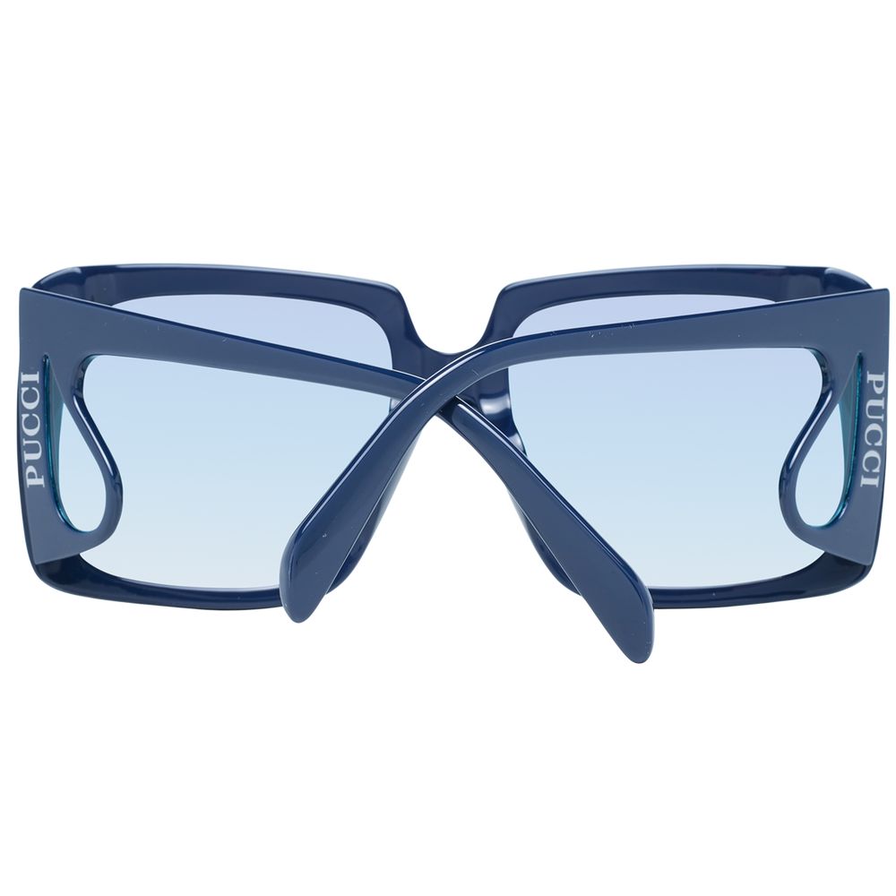 Emilio Pucci Blue Plastic Women's Sunglasses