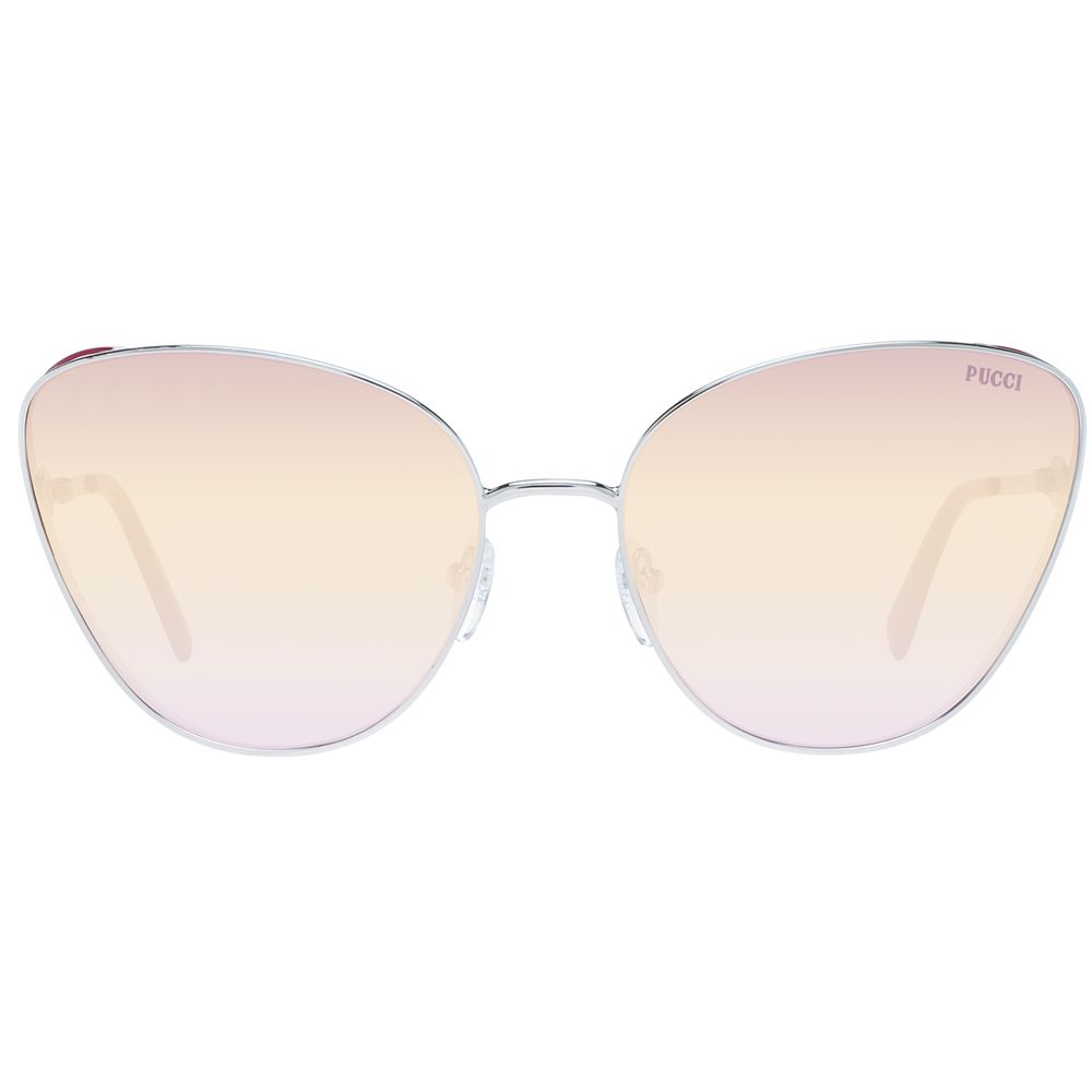 Emilio Pucci Silver Metal Women's Sunglasses