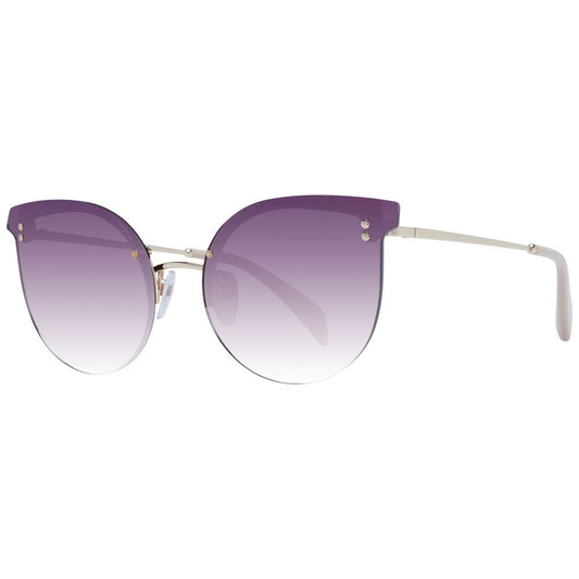 Maje Gold Stainless Steel Women's Sunglasses