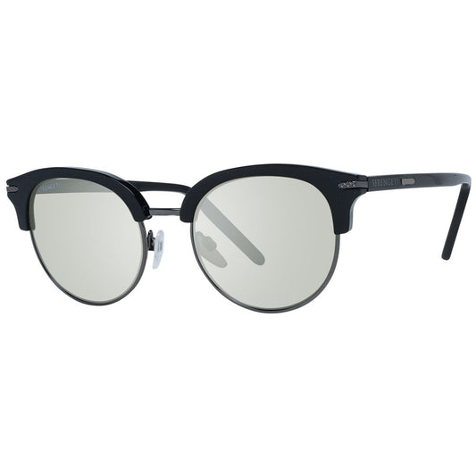 Serengeti Black Acetate & Metal Women's Sunglasses