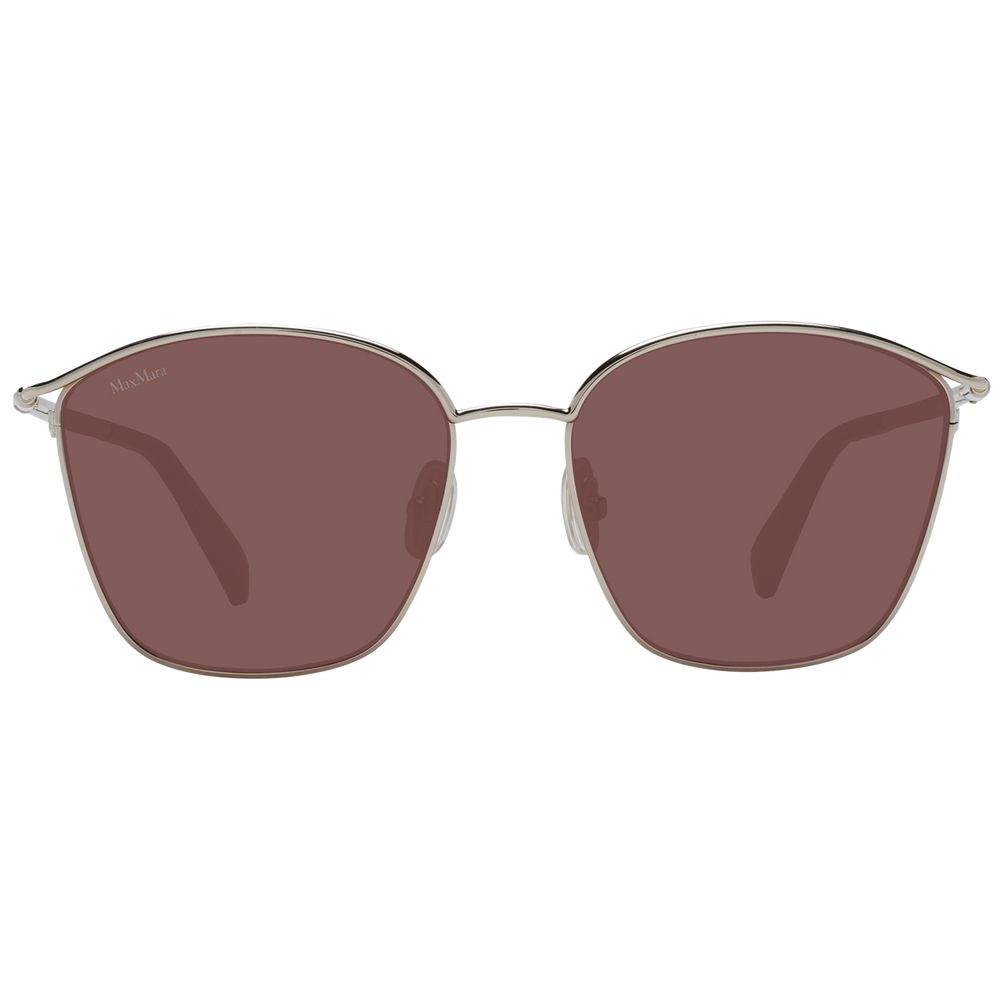 Max Mara Gold Metal Women's Sunglasses