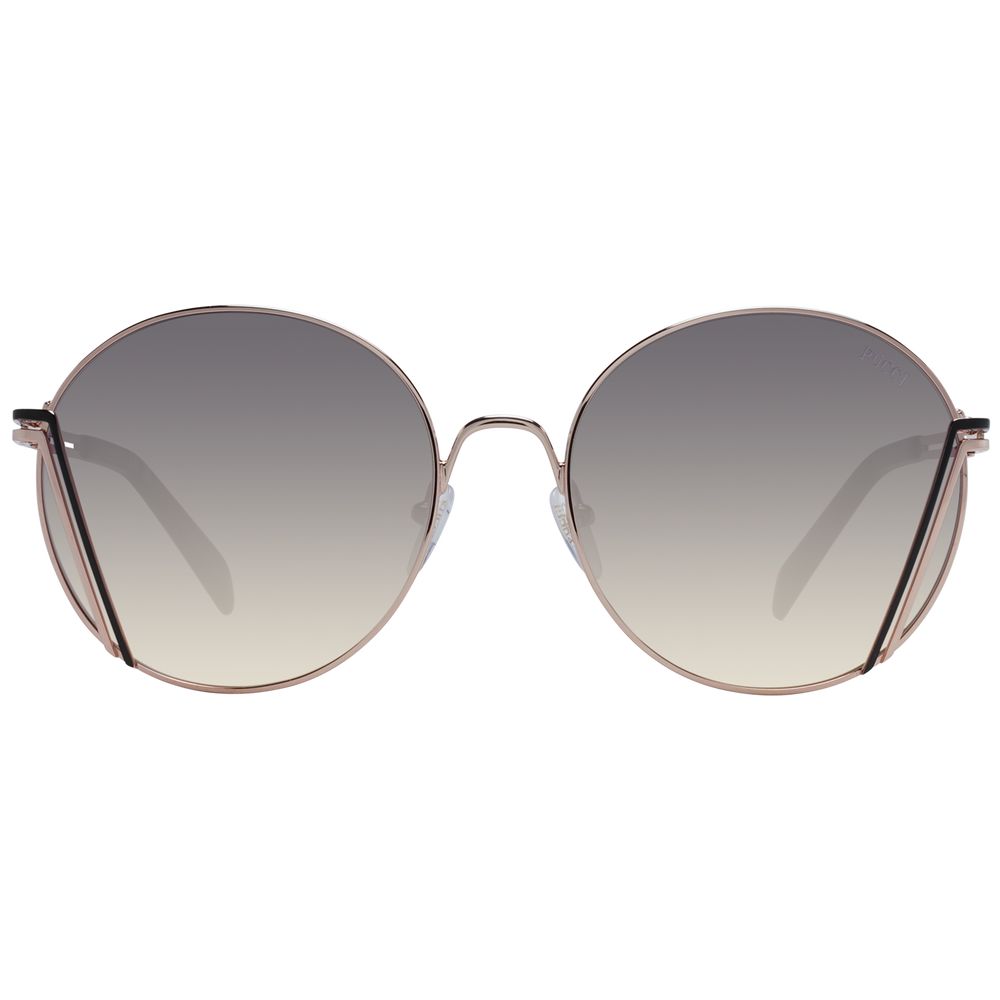 Emilio Pucci Rose Gold Metal Women's Sunglasses
