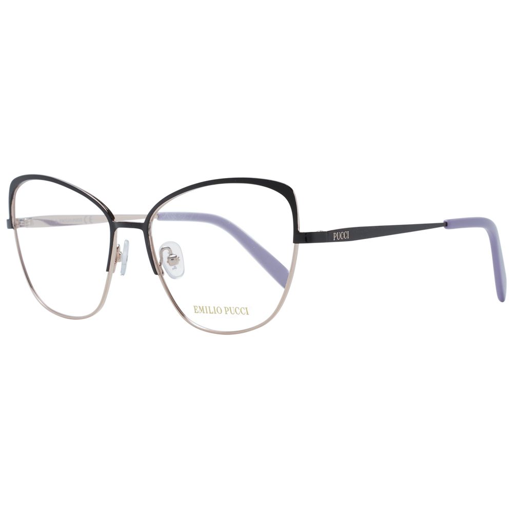 Emilio Pucci Black Metal Glasses Women's (Frames)