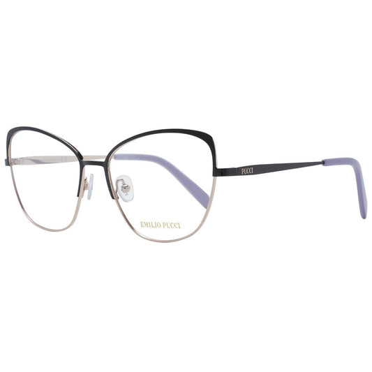 Emilio Pucci Black Metal Glasses Women's (Frames)