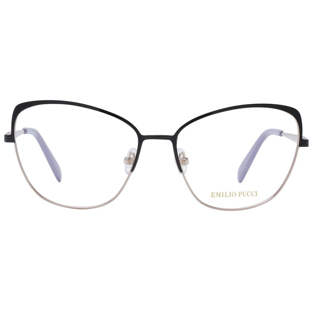 Emilio Pucci Black Metal Glasses Women's (Frames)