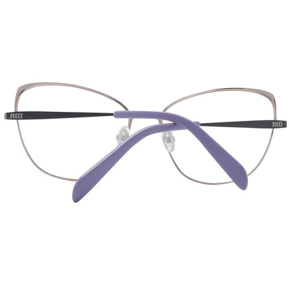 Emilio Pucci Black Metal Glasses Women's (Frames)