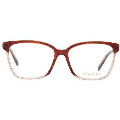 Emilio Pucci Brown Plastic Glasses Women's (Frames)