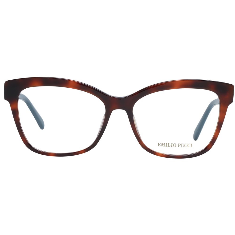 Emilio Pucci Brown Plastic Glasses Women's (Frames)