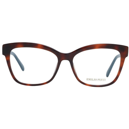 Emilio Pucci Brown Plastic Glasses Women's (Frames)