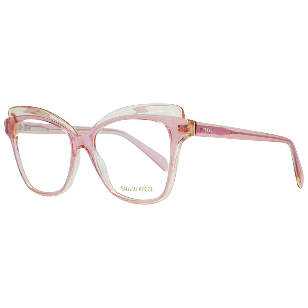 Emilio Pucci Pink Plastic Glasses Women's (Frames)