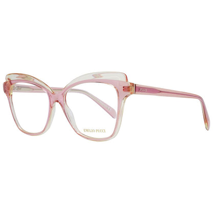 Emilio Pucci Pink Plastic Glasses Women's (Frames)