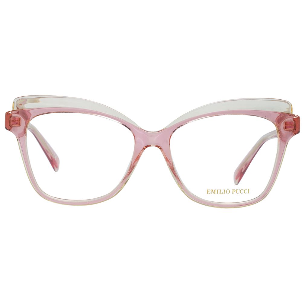 Emilio Pucci Pink Plastic Glasses Women's (Frames)