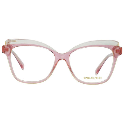 Emilio Pucci Pink Plastic Glasses Women's (Frames)